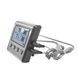 Кухонний цифровий термометр + таймер UChef TP-710s, з 2-ма виносними щупами, сигналізатором, магнітом і програмами смаження м'яса 7743 фото 3