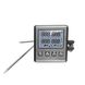 Кухонный цифровой термометр + таймер UChef TP-710s, с 2-мя выносными щупами, сигнализатором, магнитом и программами жарки мяса 7743 фото 2