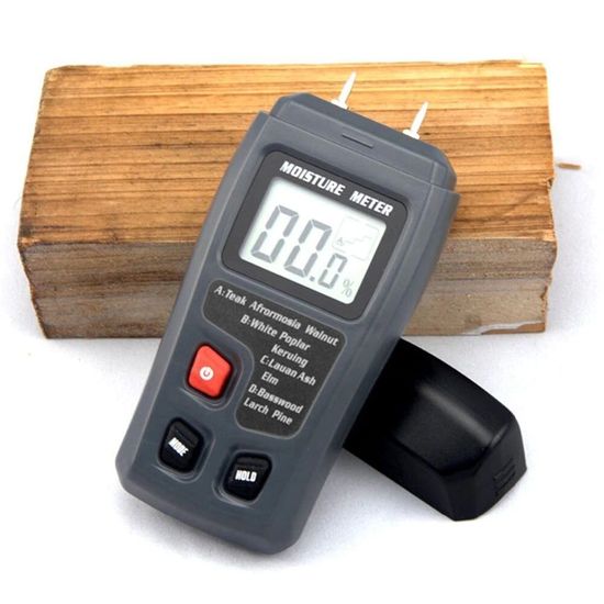 Влагомер древесины игольчатый Bside EMT01, измеритель влажности древесины 3665 фото