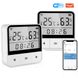 WiFi термогигрометр комнатный USmart THD-04w, умный датчик температуры и влажности часами, Tuya 0193 фото 3