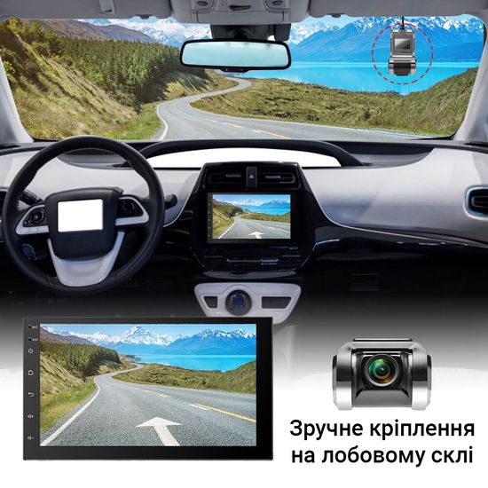 Автомобильный видеорегистратор Podofo Y3070 с поддержкой Android, HD 1080P, 170 град, G-sensor, HDR, WDR, ADAS 7274 фото
