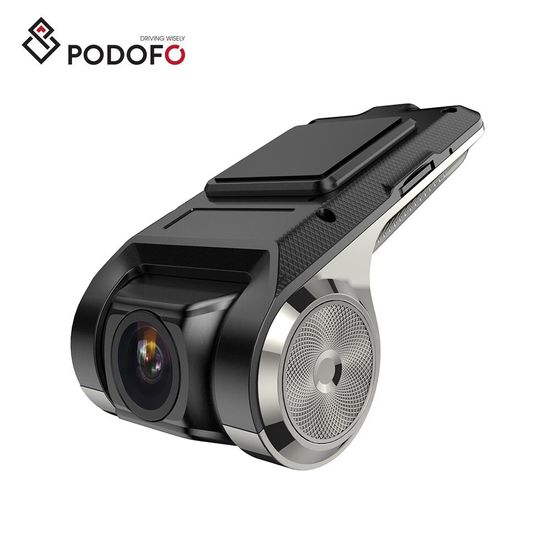 Автомобільний відеореєстратор Podofo Y3070 з підтримкою Android, HD 1080P, 170 град, G-sensor, HDR, WDR, ADAS 7274 фото
