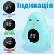 Детский термометр для ванной в форме пингвина UChef BT-03 для измерения температуры воды, Голубой