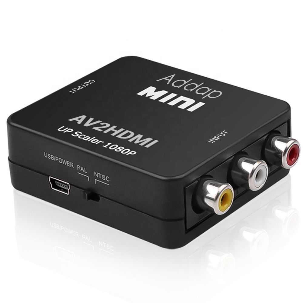 Конвертер відеосигналу AV to HDMI Addap AV2HDMI-01 купити в