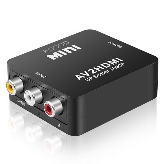 Конвертер відеосигналу AV to HDMI відео + аудіо Full HD 1080P Addap AV2HDMI-01