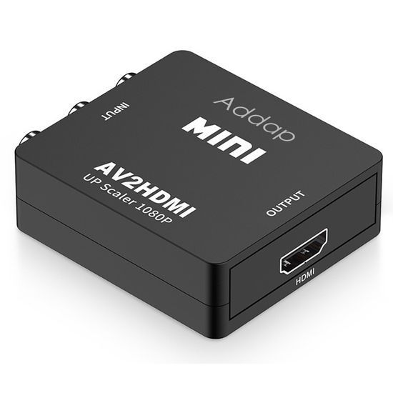 Конвертер відеосигналу AV to HDMI відео + аудіо Full HD 1080P Addap AV2HDMI-01