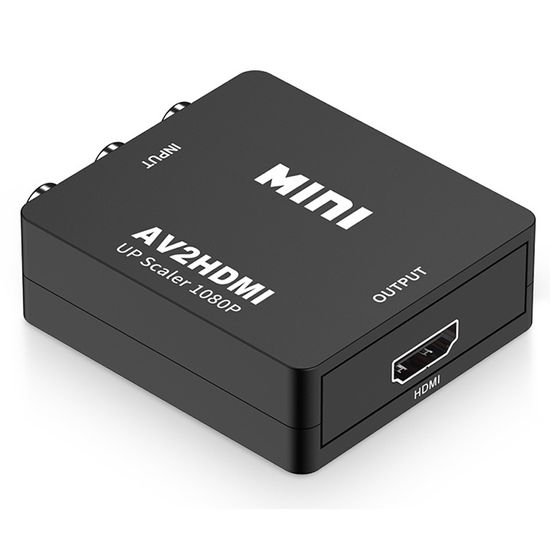 Конвертер видеосигнала AV to HDMI видео + аудио Full HD 1080P Addap AV2HDMI-01