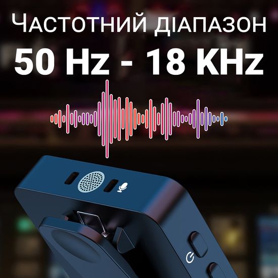 Подвійна бездротова радіосистема з 2-ма петличними мікрофонами Savetek P36-2 Type-C, петличка для смартфонів/планшетів 1226 фото