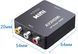 Конвертер відеосигналу AV to HDMI відео + аудіо Full HD 1080P Addap AV2HDMI-01