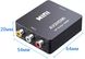 Конвертер відеосигналу AV to HDMI відео + аудіо Full HD 1080P Addap AV2HDMI-01