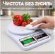 Кухонні ваги з підсвіткою UChef SF-400, електронні ваги для кухні до 10 кг, Білі 1291 фото 4