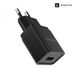 СЗУ / USB зарядка - блок питания Borofone BA19A, 5V, 1.0A, Черный 7236 фото 2