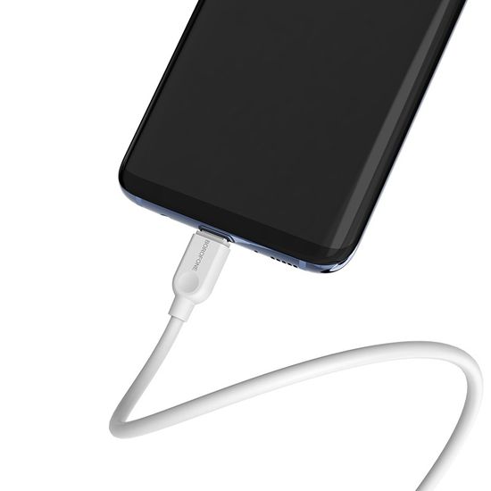 USB - Type-C кабель для смартфона Borofone BX14, 2.4A, Білий, 1m 0019 фото
