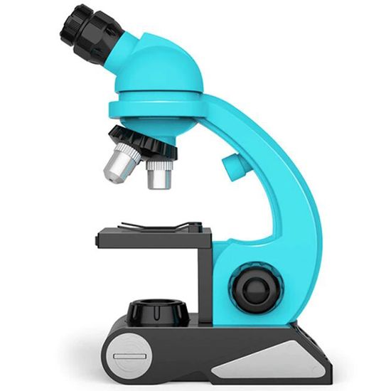 Дитячий науковий набір: мікроскоп OEM BG002 до 1200х + біологічні мікропрепарати 7665 фото
