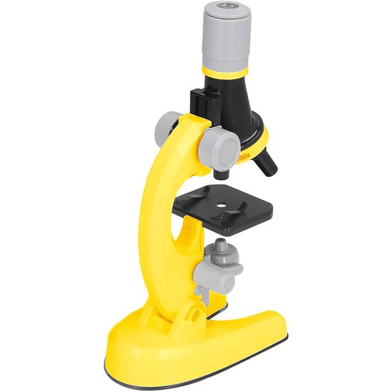 Детский микроскоп для ребенка с 1200х увеличением OEM 1012A-1 для научных исследований, Желтый 1100 фото
