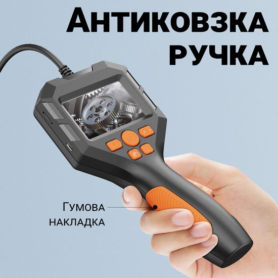 Эндоскоп автомобильный технический с дисплеем Podofo P10h-2, 8 мм, FullHD 1080P, кабель 2 метра 0237 фото