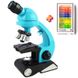 Дитячий науковий набір: мікроскоп OEM BG002 до 1200х + біологічні мікропрепарати 7665 фото 1
