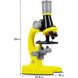 Детский микроскоп для ребенка с 1200х увеличением OEM 1012A-1 для научных исследований, Желтый 1100 фото 5