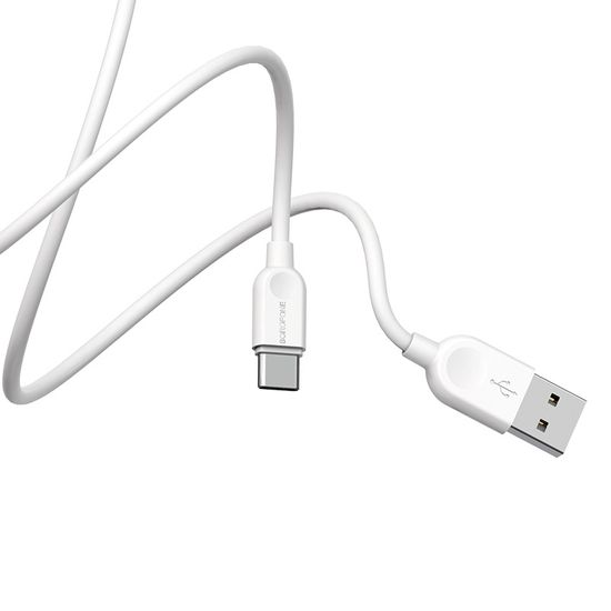 USB - Type-C кабель для смартфона Borofone BX14, 2.4A, Білий, 2m 0020 фото