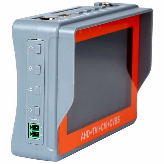 Портативний монітор для настройки камер відеоспостереження Pomiacam IV7W, 5Мп, AHD + TVI + CVI + CVBS 3788 фото