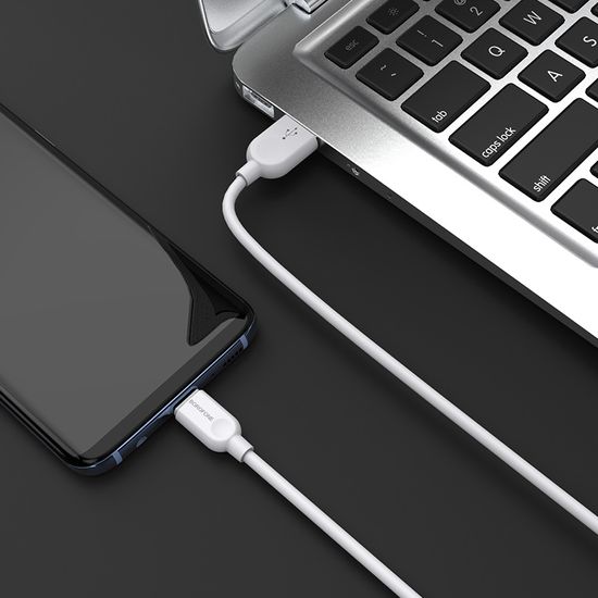 USB - Type-C кабель для смартфона Borofone BX14, 2.4A, Білий, 2m 0020 фото
