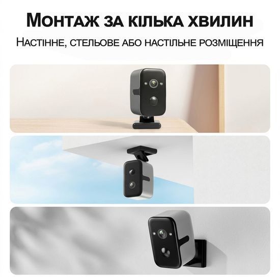 Автономна вулична 4G камера відеоспостереження Camsoy F7G, з датчиком руху, нічним баченням та додатком iOS/Android 1382 фото
