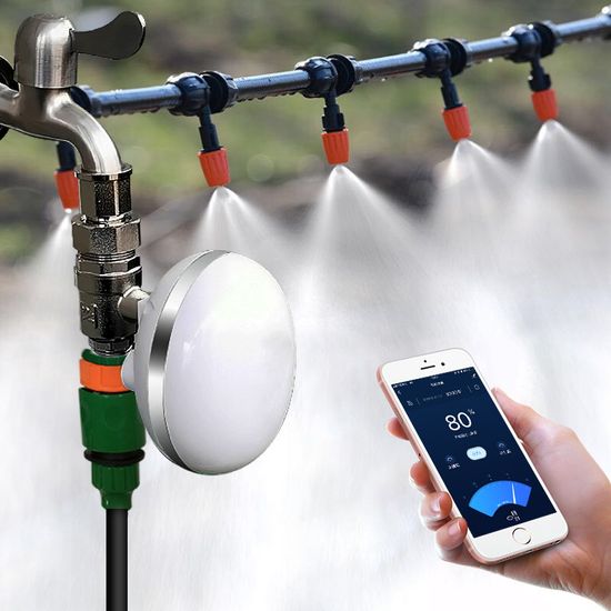 Розумний Wi-Fi кульовий кран з електроприводом USmart SM-02w, садовий клапан для поливу, підтримка Tuya, DN15, 1/2 " 7716 фото