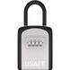 Підвісний металевий міні сейф для ключів uSafe KS-05s, з гачком і паролем, Сірий 0326 фото 2