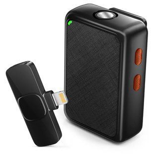 Бездротовий петличний мікрофон Savetek P38 Lightning, радіо петличка для iPhone/iPad, 20 м 1229 фото