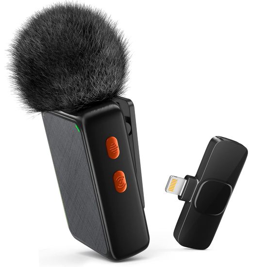 Беспроводной петличный микрофон Savetek P38 Lightning, радио петличка для iPhone/iPad, 20 м 1229 фото