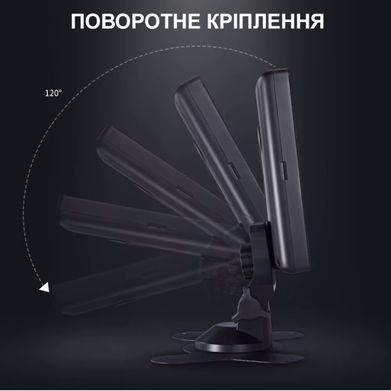 Автомобільний монітор 7" для камери заднього виду Podofo K0106, 1024х600, AV, VGA, HDMI 3606 фото