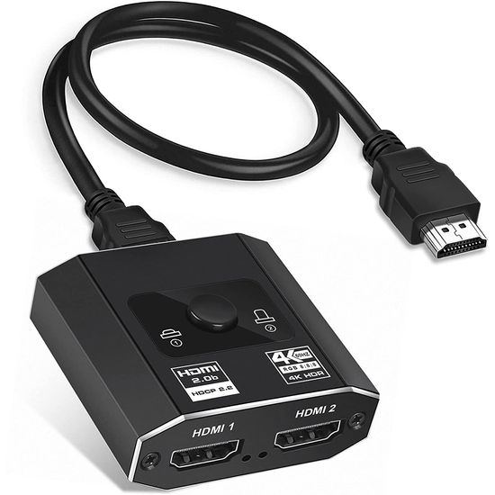 Двохсторонній HDMI розгалужувач Bi-Direction Switch на 2 канали Addap HVS-08 | 2в1: перемикач + комутатор відеосигналу 0114 фото