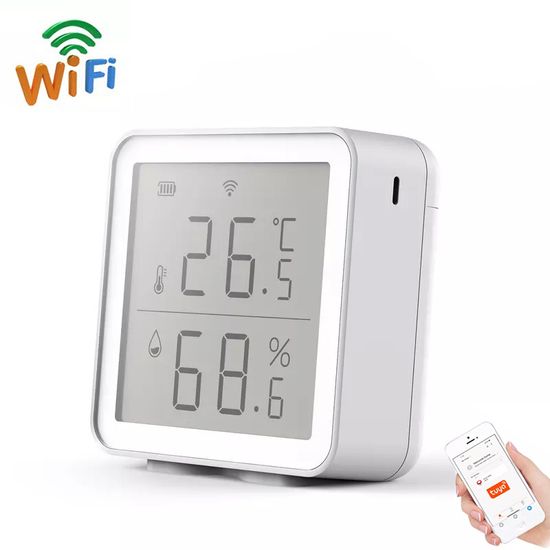 Умный Wi-Fi Термогигрометр USmart THD-01w | датчик температуры и влажности с поддержкой Tuya 7439 фото