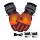Зимние перчатки с подогревом лыжные uWarm GF0126 с аккумуляторами 2000mAh, до 4-х часов, размер M, оранжевые 6248 фото 9
