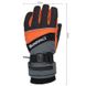 Зимние перчатки с подогревом лыжные uWarm GF0126 с аккумуляторами 2000mAh, до 4-х часов, размер M, оранжевые 6248 фото 8
