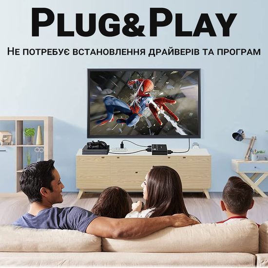 DisplayPort світч двонаправлений Addap DPS-01 | активний розгалужувач + комутатор для відео та аудіо потоку, 8K/30Hz 0115 фото