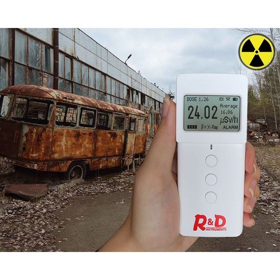 Бытовой радиометр, счетчик гейгера R&D INSTRUMENTS KB 4011, дозиметр для измерения радиации 7343 фото