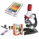 Набор детский микроскоп OEM C3121 с 1200-х зумом + биологические образцы 7669 фото 1