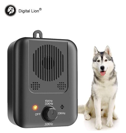 Ультразвуковой стационарный антилай для собак Digital Lion BK-4, c датчиком лая,до 15м, черный 7141 фото