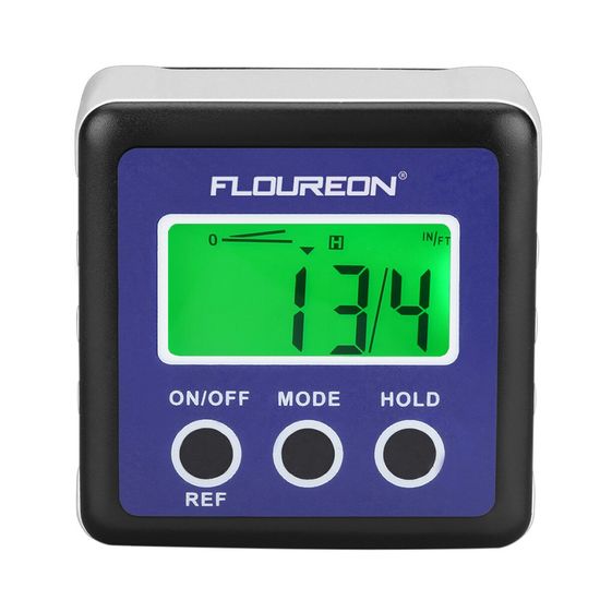 Електронний цифровий кутомір (інклінометр) Floureon DL134 6929 фото