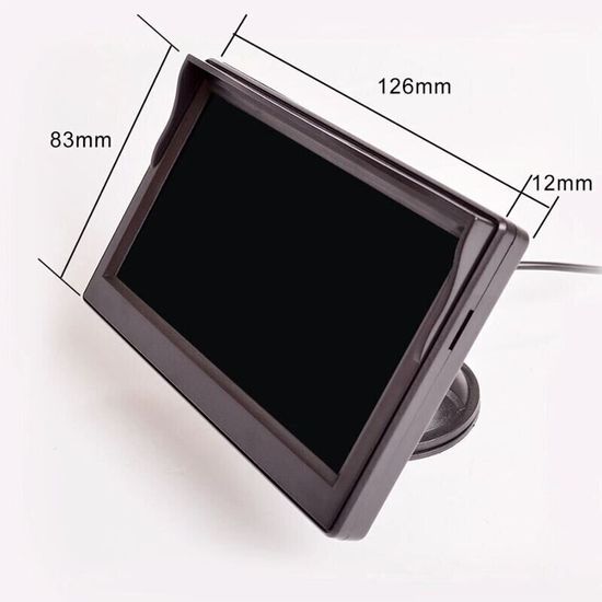 Автомобільний монітор для камери заднього виду Podofo XSP-04, 5 "дюймів 3608 фото