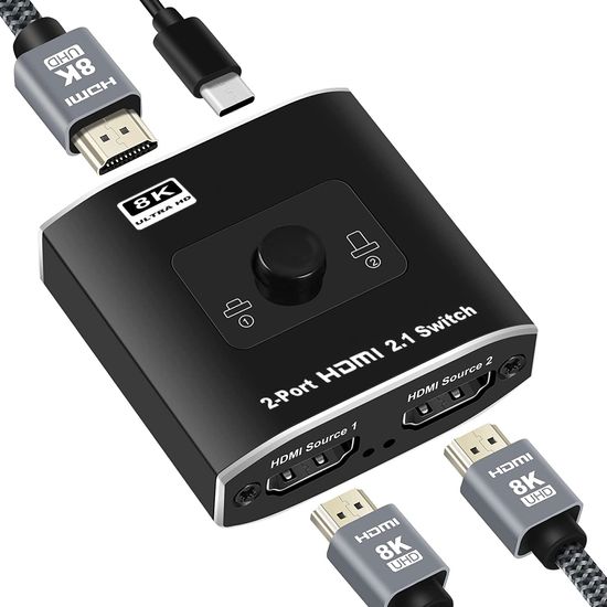 HDMI переключатель на 2 канала Addap HVS-09 | Switch: двухпортовый свитч с поддержкой 8K / 60Hz 0199 фото
