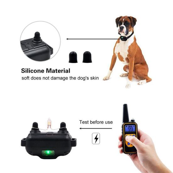 Электроошейник для дрессировки собак iPets DTC-800 | ошейник электронный с пультом, водонепроницаемый 3856 фото