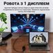 Адаптер / розгалужувач з DisplayPort на HDMI/VGA/DVI порти Addap DPA-01Mix | Перехідник 3в1 для передачі відеосигналу, FullHD 1080P