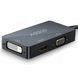 Адаптер / розгалужувач з DisplayPort на HDMI/VGA/DVI порти Addap DPA-01Mix | Перехідник 3в1 для передачі відеосигналу, FullHD 1080P