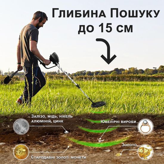 Грунтовый металлоискатель Kkmoon MD4030, металлодетектор для новичков 3795 фото