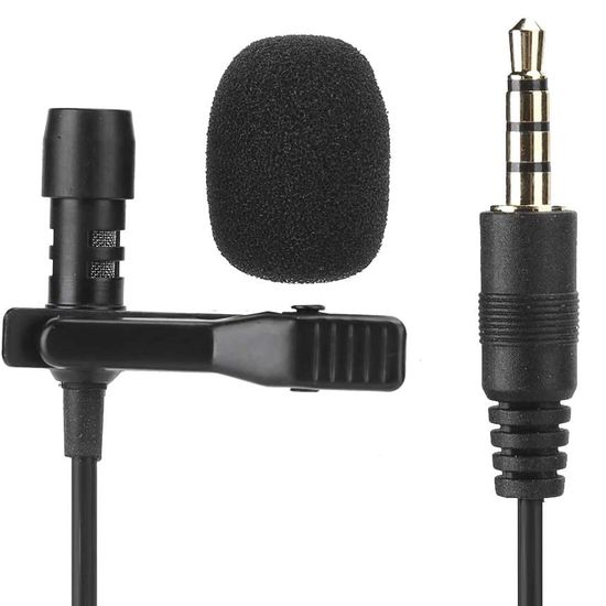 Петличный микрофон для записи аудио Andoer, петличка для смартфона, камеры, ПК 0200 фото