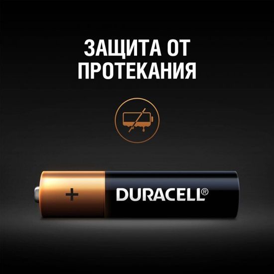 Щелочные батарейки Duracell AAA (LR03) MN2400 Basic 2 шт 1111 фото