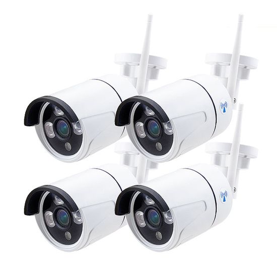 Бездротовий WiFi комплект відеоспостереження з монітором та 4 камерами USmart ICK-05w, підтримка Tuya, 3 Мп 0139 фото