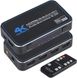 HDMI Комутатор | світч на 4 порти Addap HVS-04, чотиринаправлений відео перемикач 4К, з підтримкою ARC, Black 0176 фото 1